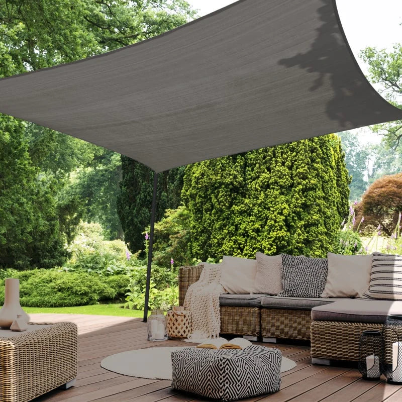 Voile d'ombrage Carré Anthracite